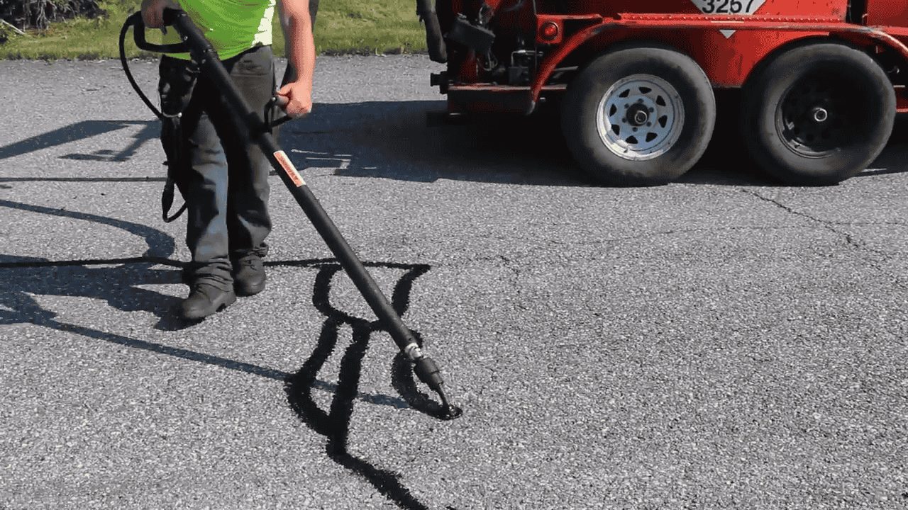 Asphalt Commercial Crack Filling Services in Harrisburg