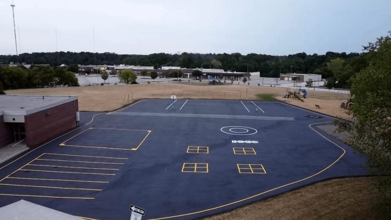 Gettysburg School Parking Commercial Parking Lot Design Services