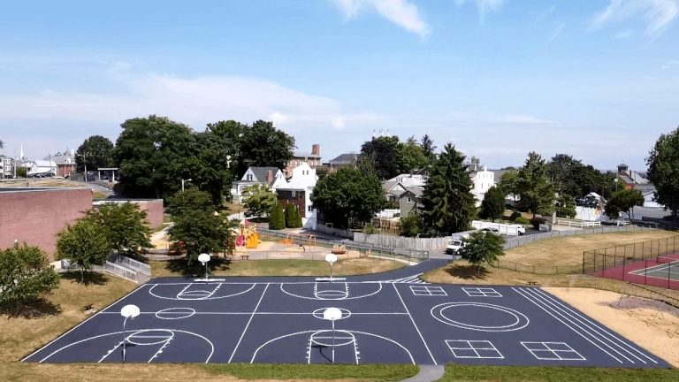 Gettysburg School Parking Lot Line Painting