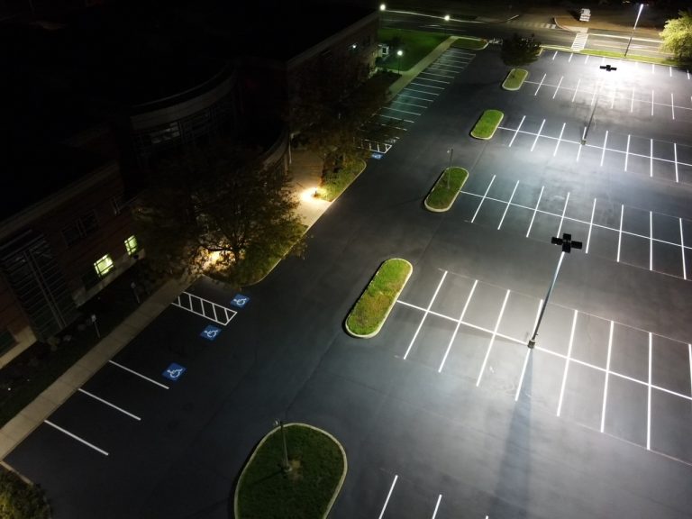 Commercial Crack Filling Services Pennsylvania College Health Parking Lot